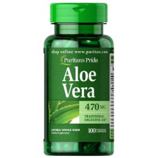 Алое вера, екстракт, Aloe Vera Extract, Puritan's Pride, 25 мг, 100 гелевих капсул