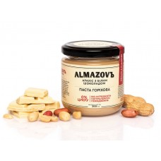 Паста горіхова арахіс з білим шоколадом 200 г Almazovъ