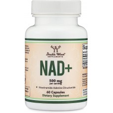 NAD+ (никотинамид аденин динуклеотид) Double Wood NAD+ (Nicotinamide Adenine Dinucleotide) 500 mg, 60 capsules