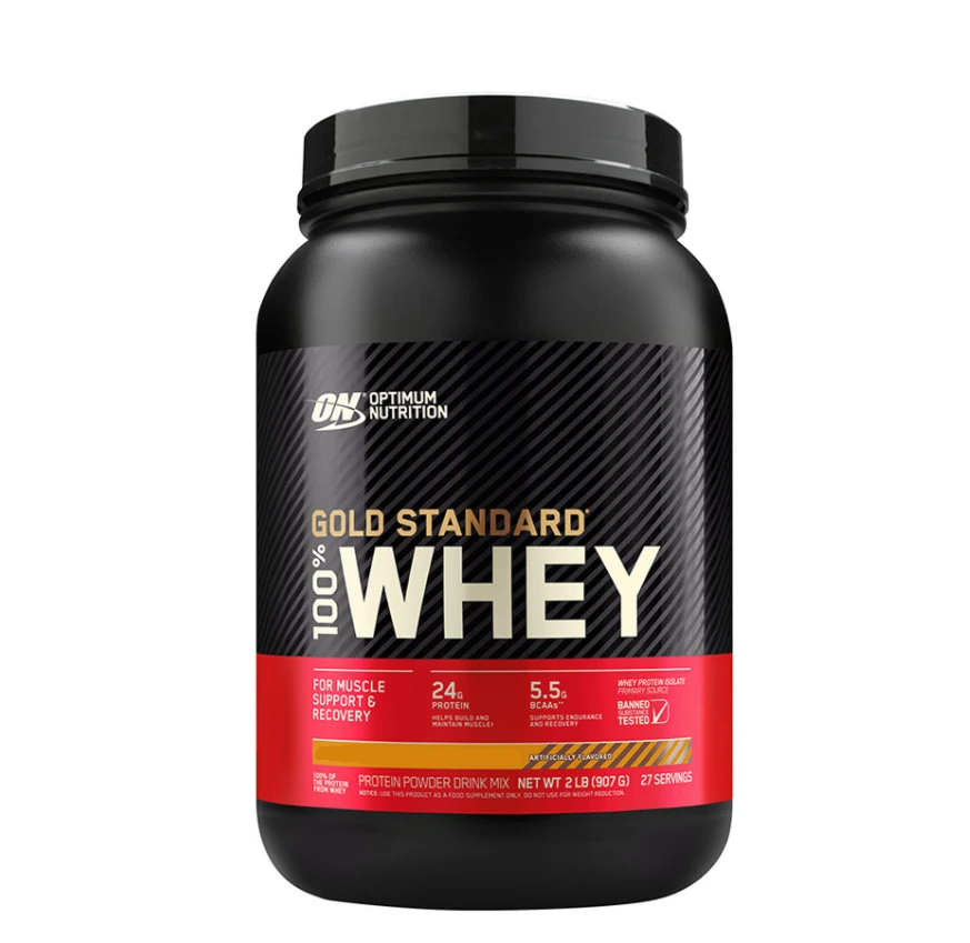 Протеин Gold Standard 100% Whey 908 g (Banana Cream) Optimum Nutrition