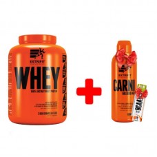 Протеин + карнитин + аминокислоты в подарок Extrifit 100% Instant Whey Protein 2000 g (Vanilla) + Carni 60000 Extrifit