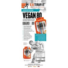 Веганский протеин + карнитин + аминокислоты в подарок Extrifit Vegan 80 2000 g (Caramel) + Carni 60000 mg  Extrifit