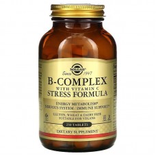 B-Complex with Vitamin C Stress Formula, 250 Tablets Solgar