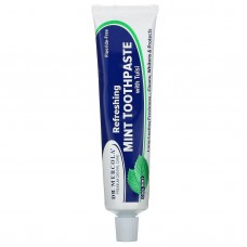 Зубная паста без фторида, Toothpaste with Tulsi, Dr. Mercola, освежающая, мятная, 85 г