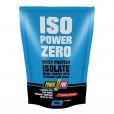 Изолят сывороточного протеина, ISO Power Zero - 500g Strawberry With Cream Power Pro