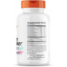 Комплекс для костей с кальцием Doctor's Best Calcium Bone Maker Complex with MCHCal and VitaMK7, 180 Capsules  Doctor's Best
