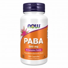 Паба, PABA 500mg - 100 caps Now Foods