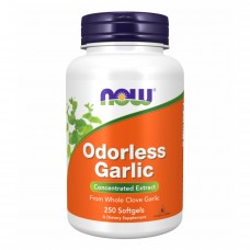 Часник без запаху, Odorless Garlic Orig - 250 sgels Now Foods