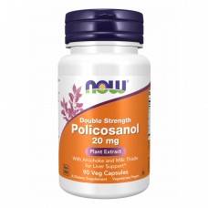Поликосанол, Policosanol 20mg Plus - 90 vcaps Now Foods