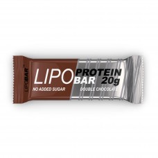 Протеїновий батончик, Lipobar - 50g Double Chocolate Lipobar