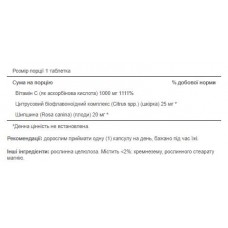 Vitamin C - 1000 mg with Bioflavonoids and Rose Hips - 100tabs Puritans Pride