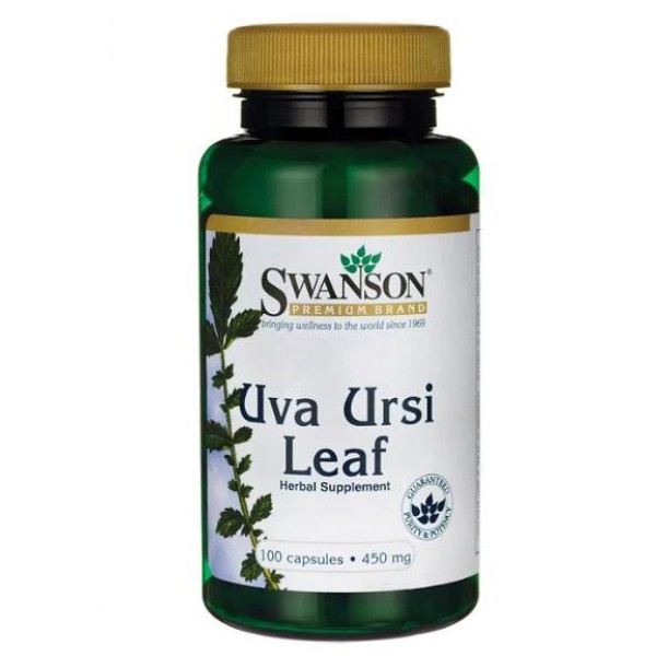 Екстракт мучниці 550 мг (Uva Ursi Leaf), Swanson - США