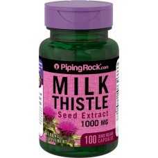 Экстракт расторопши 1000мг (Milk Thistle Seed Extract), Piping Rock - США