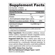 Коллаген Doctor's Best Collagen Types 1 and 3 with Vitamin C 1000 mg 180 Tablets  Doctor's Best