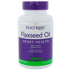 Льняное масло Омега-3 200мг (Flaxseed Oil), Natrol - США Льняное масло Омега-3 200мг (Flaxseed Oil), Natrol - США