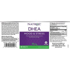 Антистрессовый гормон ДГЭА 10мг (DHEA), Natrol - США