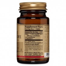 Фолієва кислота 400 мкг, 800мкг (Folic Acid), Solgar - США