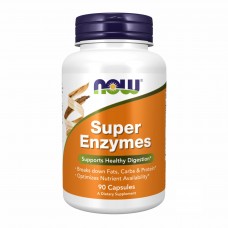 Комплекс Ензимів для підтримки травлення, Super Enzyme - 90 caps Now Foods