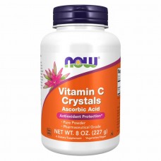 Витамин С, Vitamin C Crystals - 227g (8oz) Now Foods