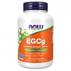 Екстракт зеленого чаю, EGCg Green Tea Extract 400mg - 180 vcaps Now Foods
