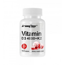 Вітамін D3 + K2 IronFlex Vitamin D3 4000 + K2 100 tabs IronFlex