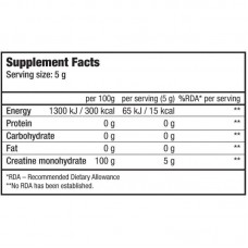 Креатин моногідрат Scitec Nutrition Creatine monohydrate 100% 300 g Scitec Nutrition