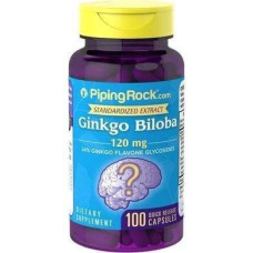 Гинкго Билоба Piping Rock Ginkgo Biloba Extract 120 mg Standardized Extract 100 caps Piping Rock