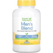 Мультивітаміни для чоловіків Super Nutrition Men's Blend Antioxidant-Rich Multivitamin Plus Whole Food Power Blend, Super Nutrition