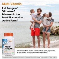 Мультивітамінний комплекс Doctor's Best Multiple-Vitamin with Vitashine D3 and Quatrefolic, Iron Free, 90 Veg Capsules Doctor's BEST