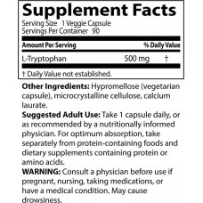 L-триптофан Doctor's Best L-Tryptophan 500 mg 90 Veg Caps Doctor's BEST