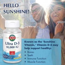 Ultra D-3, 250 mcg (10,000 IU), 90 Softgels KAL