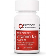 Vitamin D-3, 10,000 IU, 120 Softgels