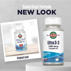 Ultra D-3, 250 mcg (10,000 IU), 90 Softgels KAL