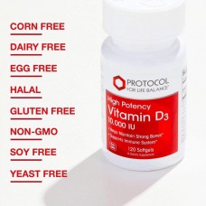 Vitamin D-3, 10,000 IU, 120 Softgels