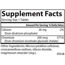 Хром хелат Carlson Chelated Chromium 200 mcg  300 Tablets  Carlsson