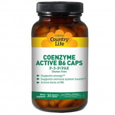Коензим вітаміну В6 Country Life Coenzyme Active B6 P-5-P/PAK 30 Veggie Caps Country Life