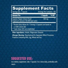 Кайєнський перець Haya Labs Cayenne Pepper Extract 40000 H. U. 100 caps капсули