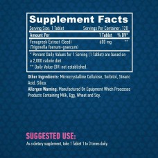 Экстракт семян пажитника Haya Labs Fenugreek 600mg 120 tabl