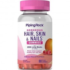 Hair, Skin & Nails Gummies 80 Gummies Piping Rock