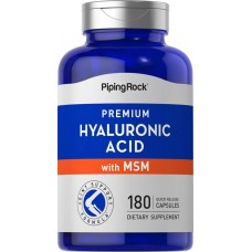Hyaluronic Acid with MSM, 180 Quick Release Capsules Piping Rock