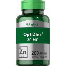 OptiZinc, 30 mg, 200 Quick Release Capsules Piping Rock