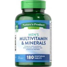Men's Multivitamin & Minerals, 180 Vegetarian Tablets Nature's Truth