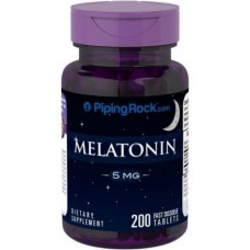 Мелатонин Piping Rock Melatonin Fast Dissolve 5 mg 200 Fast Dissolve Tablets Piping Rock