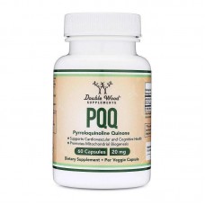PQQ (пирролохинолинхинон) Double Wood PQQ 20 mg (Pyrroloquinoline Quinone), 60 capsules
