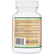 PQQ (пирролохинолинхинон) Double Wood PQQ 20 mg (Pyrroloquinoline Quinone), 60 capsules капсули