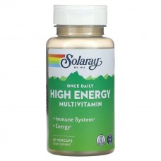 High Energy Multivitamin, Iron Free, 60 VegCaps Solaray