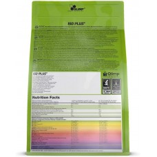 Ізотоник - Енергетик  Iso Plus powder 1500 g (Lemon) Olimp