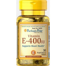 Витамин Е Puritan's Pride Vitamin E-400 IU 50 Softgels Puritan's Pride