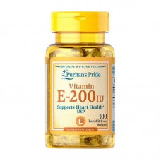 Витамин E Puritan's Pride Vitamin E-200 IU 100 Softgels Puritan's Pride
