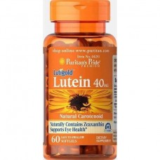 Лютеїн Lutein 40mg з Zeaxanthin 60 Softgels Puritan's Pride